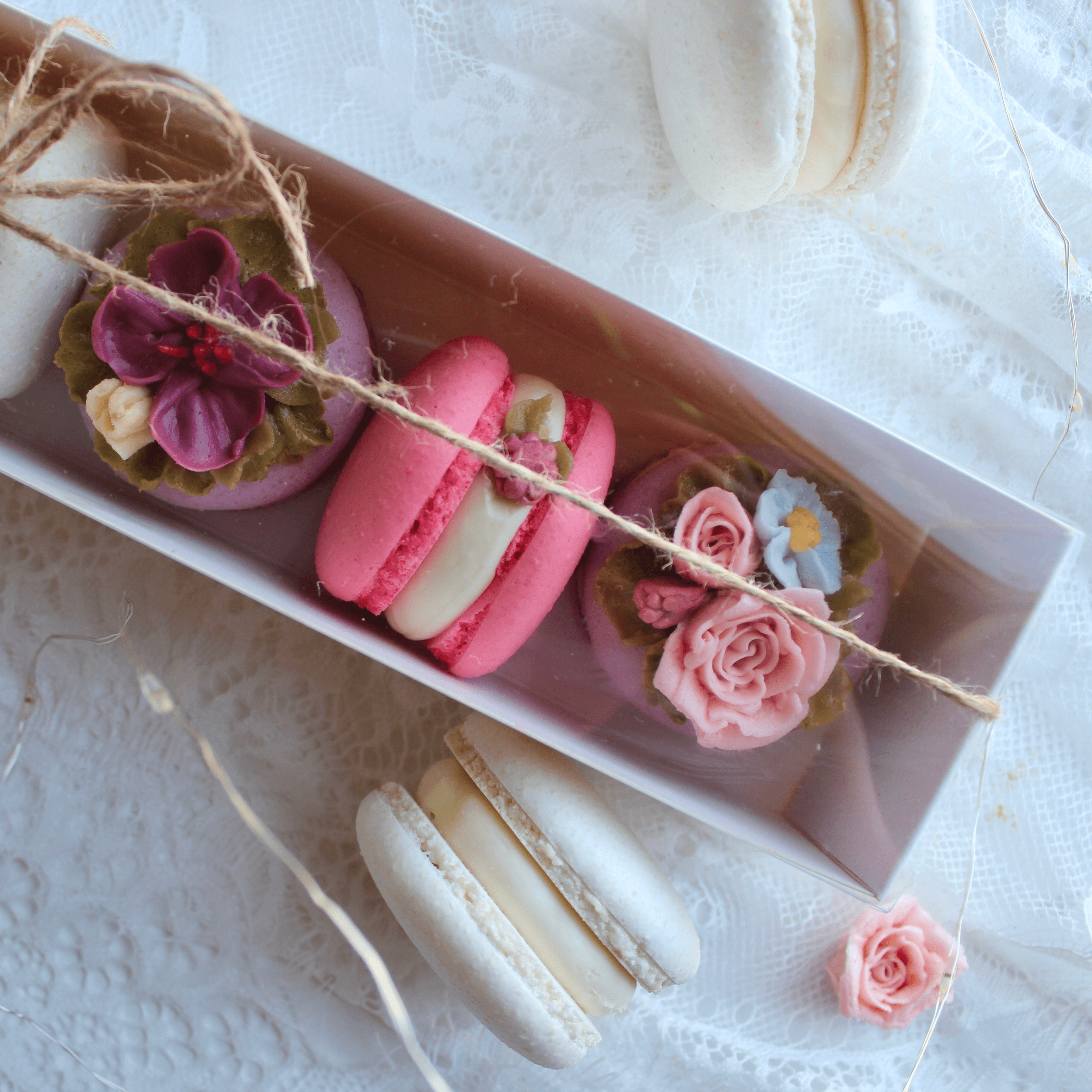 Corporate Gifts Corporate branded macarons gift box